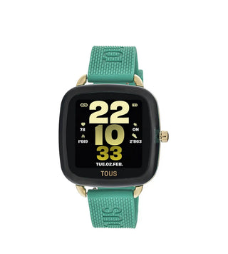 Reloj Tous smartwatch con correa de silicona verde D-Connect